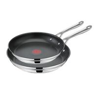Jamie Oliver Tefal Cook' Smart Jamie Oliver Lot de poêles Inox antiadhésif Induction 24/28cm Lot de 2 poêles 24/28 cm