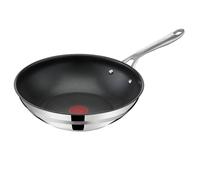 Tefal Jamie Oliver E3101925, Wok / Poêle à frire, Acier inoxydable, Acier inoxydable, Titane, Verre, 250 °C