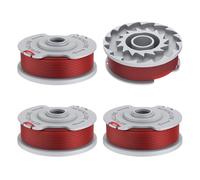 JAMSSOW 4 Pièces Bobine de Fil Convient pour Gardena 5306-20,Rechange Coupe Bordure pour Gardena SmallCut 300, Gardena Turbotrimmer Art 8844 & Art 8845,Ø1,65mm 9,2m Longueur(4 Bobine)