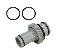 JAMSSOW Connecteur de Tuyau 32 mm à 38 mm, Adaptateur de Piscine 32 mm à 38 mm pour Intex Bestway Coleman, Extension de connecteur de Tuyau de Piscine (2 Voies 1,25" à 1,5")