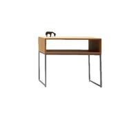 Jan Kurtz Console Dina - noyer naturel - Acier inoxydable