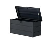 Jan Nowak Baule da Esterno in Metallo 360 L Porta Cuscini 119x58,7x52 cm
