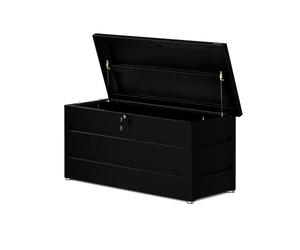 Jan Nowak Baule da Esterno in Metallo 360 L Porta Cuscini 119x58,7x52 cm
