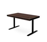 Jan Nowak Bureau Assis Debout Électrique Réglable en Hauteur 120 cm, 120 kg | Double moteur, tiroir, chargeur sans fil Qi 10 W, 2 mémoires, bac à câbles, mode HSM, anticollision, écran, acier, 3 segments