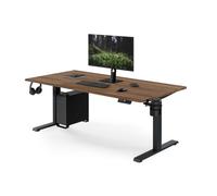 Jan Nowak, Bureau Assis Debout Électrique, Réglable en Hauteur, 160 x 80 cm | Bureau ergonomique, bureau informatique, poste de travail, mémoire 3 positions, USB C, 2 moteurs, charge 110 kg anticollision