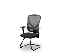 Jan Nowak Chaise Conférence Ergonomique Maille Accoudoirs 3D Piètement Luge