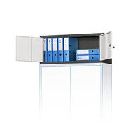 Jan Nowak Rehausse Armoire de Classement Métal Portes Battantes 38x90x40 cm