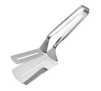 Janasiba Clip de pelle double face en acier inoxydable - Pince de cuisine en acier inoxydable pour spatule, pince à barbecue pour retourner les spatules