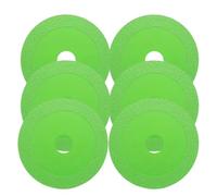 Janasiba Rock Slab Lot de 6 disques abrasifs en verre pour meuleuse d'angle, coupe carrelage et meuleuse d'angle 100 mm