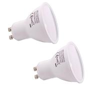 JANDEI - Ampoule LED GU10 7 W, blanc chaud 3000 K - Lot de 2-650 lumens, non dimmable (équivalent à une ampoule halogène de 27 W) - Usage intérieur - Durée de vie jusqu'à 15 ans