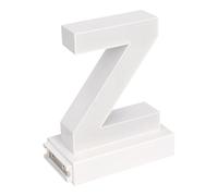 Jandei Lettre LED magnétique Z lumière blanche 6 500 K Décoration | Éclairage IP20 pour fêtes, événements, bureaux, vitrines