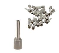 Jandei - Lot de 100 embouts isolés terminaux tubulaires à sertir pour extrémités de câbles électriques (2,50 mm² simple)