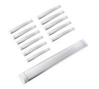 JANDEI - Lot de 12 écrans LED intégrés, 36 W, 120 cm de long, haute luminosité de 4 000 lumens, blanc froid 6 500 K, éclairage à 120°. Idéal pour les espaces de travail, les maisons et les garages.