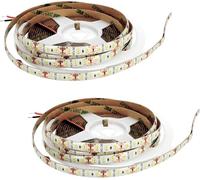 JANDEI - Lot de 2x Ruban LED 12V pour Extérieur IP65, 600 LED par Rouleau de 5 Mètres. Bande Lumineuse Étanche pour Terrasse, Patio, Jardin, Façade (Alimentation non Incluse) - Lumière Naturelle 4200K
