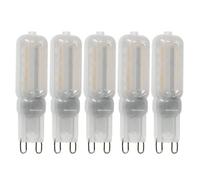 JANDEI- Lot de 5 Ampoules LED G9 Dimmables 5W 4000K 220V 475LM, ampoule halogène pour les ampoule four, les lampes de plafond,les lampes murales, l'éclairage d'armoire et ainsi de suite