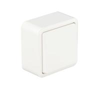 Jandei - Mécanisme de surface en polycarbonate blanc, 10 A 250 V (Interrupteur)