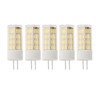 JANDEI - Pack x5 Ampoules LED 12V DC, G4 de puissance 3W - Couleur Blanc Naturel 4000K, 400 lumens, (équivalent halogène 25-30W), Ø 12mm, longueur totale 46mm avec broches, Protection IP20