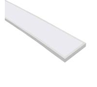 JANDEI - Panneau Plafonnier LED de Surface Rétro-éclairé 120 x 30 cm, Puissance 60 W, 5000 Lumens, Cadre Blanc, Driver Inclus... (Blanc Neutre 4200K)