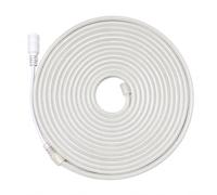 JANDEI - Ruban Lumineux LED Neón 12V, 5M 6x12mm 120 Leds/Mètres. Couleur Blanc chaud 3000k. Découpe 2,5cm. Décoration intérieure et extérieure, Maison, Commerce, Enseignes. Transformateur non inclus