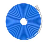 JANDEI - Ruban Lumineux LED Neón 12V, 5M 6x12mm 120 Leds/Mètres. Couleur Bleu. Découpe 2,5cm. Décoration intérieure et extérieure, Maison, Commerce, Enseignes...Transformateur non inclus