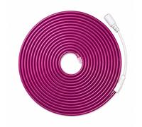 JANDEI - Ruban Lumineux LED Neón 12V, 5M 6x12mm 120 Leds/Mètres. Couleur Violet. Découpe 2,5cm. Décoration intérieure et extérieure, Maison, Commerce, Enseignes...Transformateur non inclus
