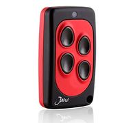 Jane Q - Télécommande universelle à quartz 30,900 MHz, 5 couleurs disponibles 4 canaux, compatible avec Came TOP304 touches vertes, Came TOP3022 touches grises, Aprimatic TG3 TG4M touches orange, Novotecnica Bit V2, Bit VT4, Sea 30,900 touches vertes