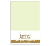 Janine Drap-housse 5007 en jersey de coton mako 140/200 à 160/200 cm, couleur citron 06