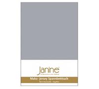 Janine Drap-housse 5007 en jersey Mako 90/190 à 100/200 cm Platine Couleur 28