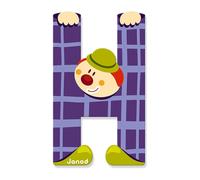 Janod Lettre de l'alphabet Clown H