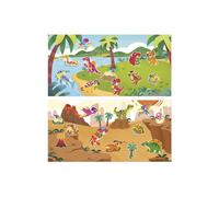 Janod - Coffret Stickers Epais Repositionnable Dinos 2 ans