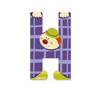 Janod J04549 H Party B004XS8GQU Wooden Clown Letter, Multicolour, one Size