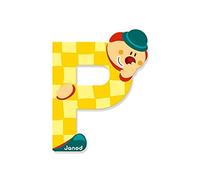 Janod Lettre décorative en bois P – Clown – G