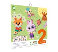 Janod - Coffret Créatif Stickers Épais Repositionnables 2 ans