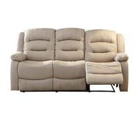 Canape relax ALTOBUY 3 places en tissu beige 200 x 200 x 102 cm Beige G