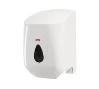 Jantex Distributeur de Bobine d'Essuie-Tout à Dévidage Central Bleu, Blanc, Dimensions : 350(H) x 230(L) x 235(P)mm - Compatible DL921, DL920, CF970, GD834 & GD833 - Diamètre de Bobine : 205 mm, GD836