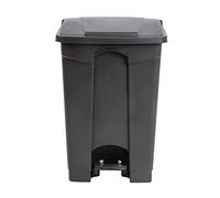 Jantex Poubelle de cuisineà pédale Noir 45 l