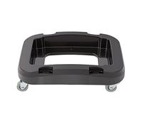 Jantex Socle pour conteneur 56 litres, noir, dimensions : 152 (H) x 333 (L) x 481 (P) mm, chariot poubelle, quatre roulettes incluses, conception en plastique robuste, compatible avec CK960, CL925