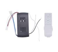 JANZU Kit de Télécommande Universelle pour Ventilateur de Plafond 40W avec Fonction de Timing à 6 Vitesses pour Le Remplacement des Télécommandes des Ventilateurs de Plafond DC et des Lumières
