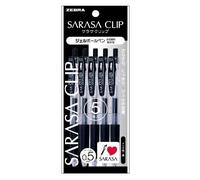 Japan Import 5 Pièces P-Jj15-Bk5 Zebra Sarasa Stylo À Bille Gel Clip Noir 0,5