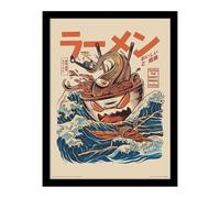 Japanese Style - Great Ramen - Impression Encadrée 30x40cm