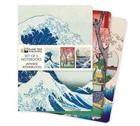 Japanese Woodblocks Set Of 3 Standard Notebooks