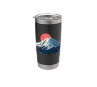 Japon Fuji Sakura Origami Mountain Idée cadeau d'art Gobelet isotherme en acier inoxydable double paroi