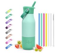 JAPORIA Bouteille d'Eau Isotherme 700ml en Acier Inoxydable, Réutilisable Anti Fuite, Gourde Voyage avec Conservation Chaud Froid