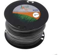 Jardiaffaires Bobine de Fil Twin Pro Carré pour débroussailleuse 3,3mm 93 mètres