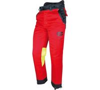Jardiaffaires Pantalon Professionnel adapté aux bûcherons Authentic Rouge