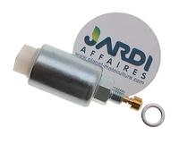 Jardiaffaires Solénoïde de carburateur Compatible avec Briggs Stratton remplace 596038