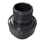 jardiboutique - Manchon union PVC en 3 pièces, ø 50-1 pouce 1/2