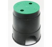 jardiboutique - Regard pour vanne d'arrosage, Forme Rond de 21 cm de Base et Hauteur 23 cm.