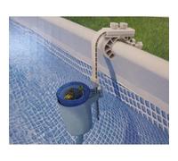Jardiboutique - Skimmer de Surface Flottant Skimbi - pour Piscine Hors Sol autostable ou Tubulaire - Panier Amovible, Tuyau Ø 32 mm, Pompe 3 à 15 m³/h - Réf JB-KOK-250-0001