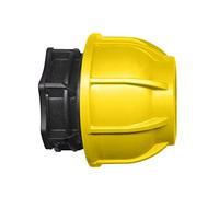 Jardibric - Bouchon Compression Ø32 mm - Raccord Fin de Ligne Tuyau PE 32 mm Irrigation Arrosage Enterré